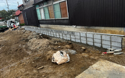 新潟市で行った土間工事