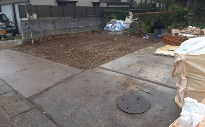 三条市で行った解体工事