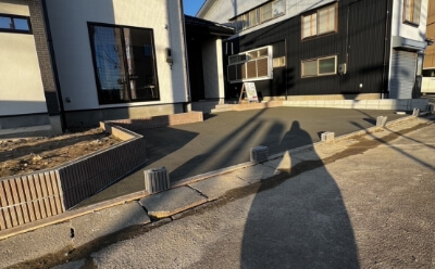 燕市吉田町で行った外構工事