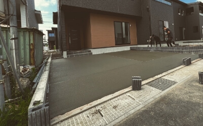 新潟市北区で行った外構工事